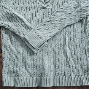 L.L. Bean Men's Turtleneck Sweater - Olive